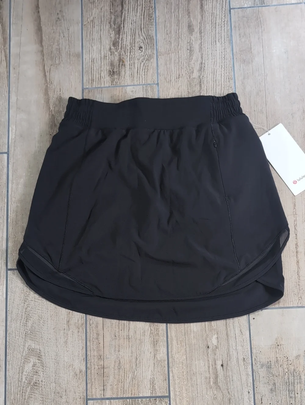 NEW lululemon Black Athletic Hotty Hot HR Long Skirt / Skort